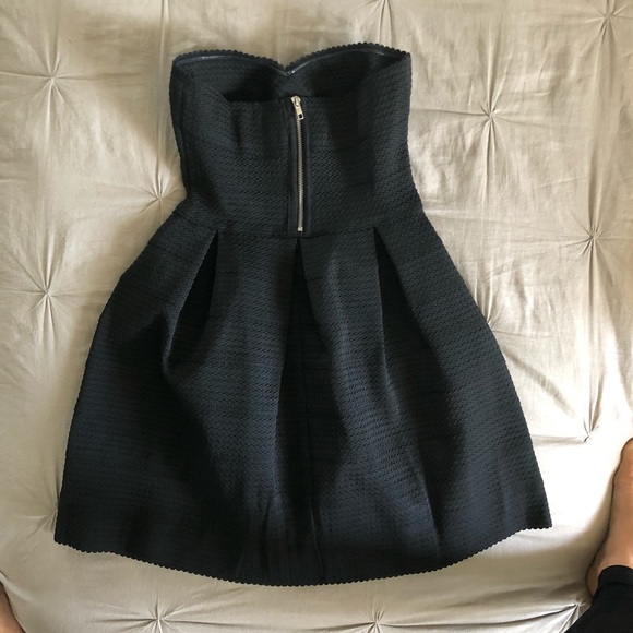 Aqua strapless black dress - Picture 3 of 3